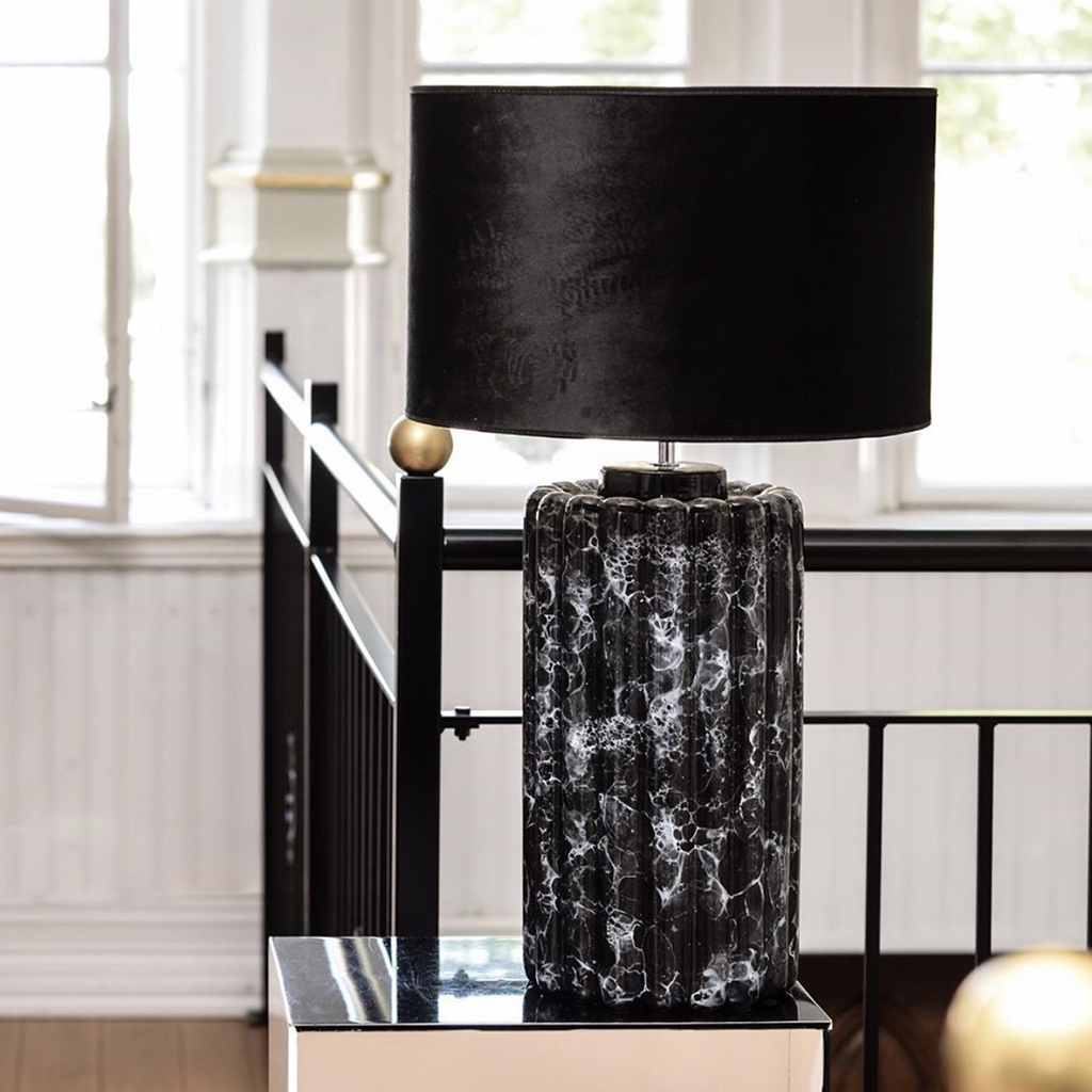 Lampfot Odessa Black Marble - 3