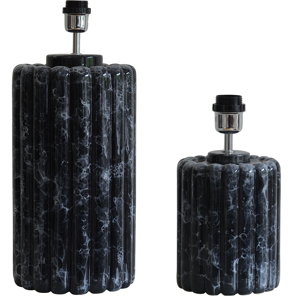 Lampfot Odessa Black Marble - 4