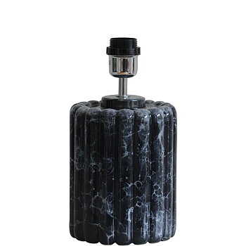 Lampfot Odessa Black Marble