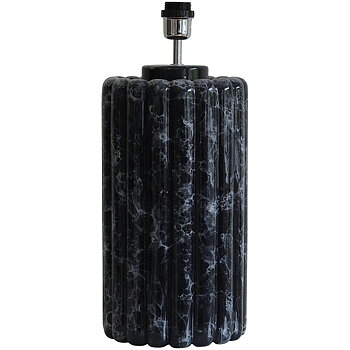 Lampfot Odessa Black Marble