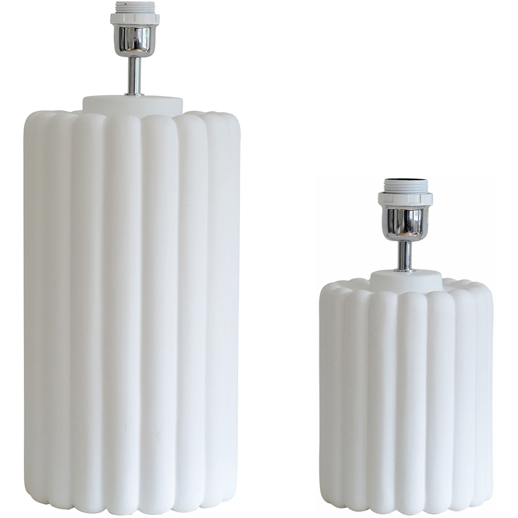 Lampfot Odessa Vit - 5