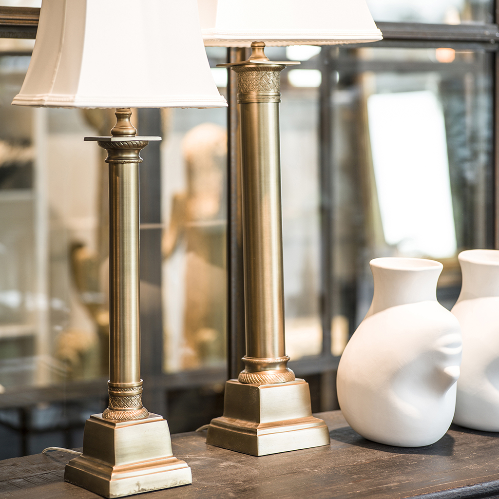 Lampfot Boscolo Antik Silver- 2 storlekar - 4