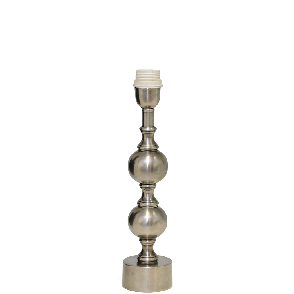 Lampfot Charlotta Antik silver