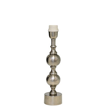 Lampfot Charlotta Antik silver