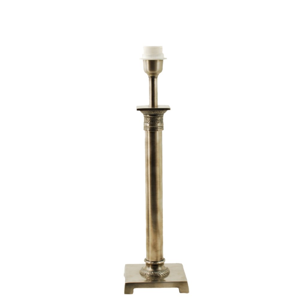 Lampfot Palermo Antik Silver