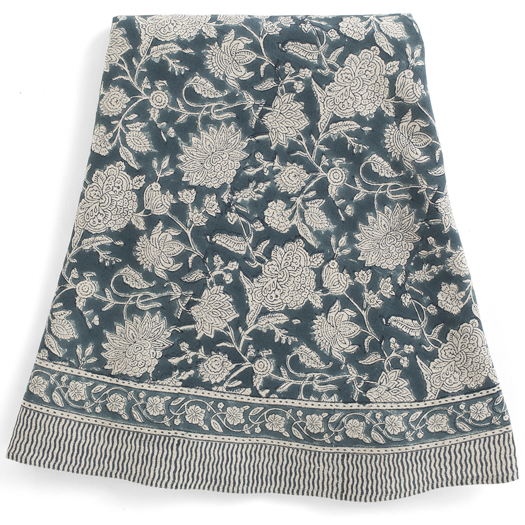 Linneduk Indian Rose Denim Blue - 2
