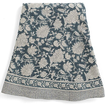 Linneduk Indian Rose Denim Blue