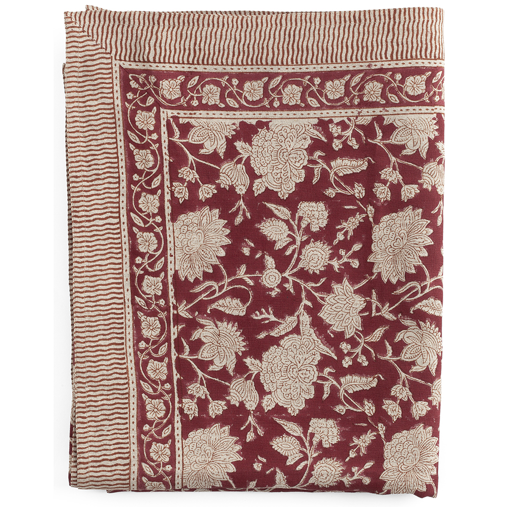 Linneduk Indian Rose Red