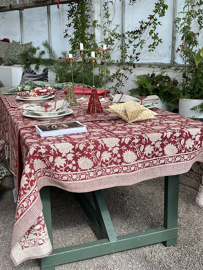 Linneduk Indian Rose Red - 5