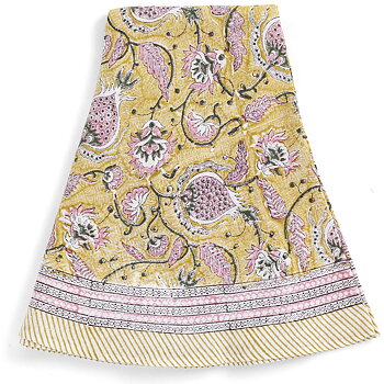 Linneduk Pomegranate Yellow & Rose