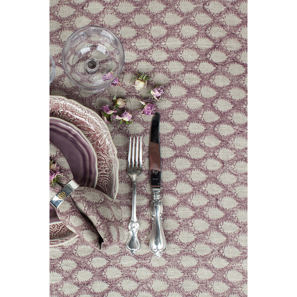Linneduk Cypress Rose - flera strl. - 3