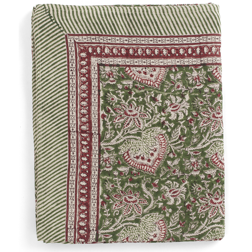 Linneduk Oriental Green - flera strl.