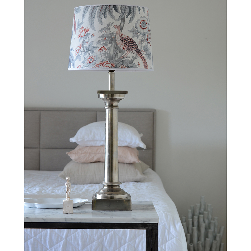 Lampskärm Burdett Grå Rund - Laura Ashley - 2