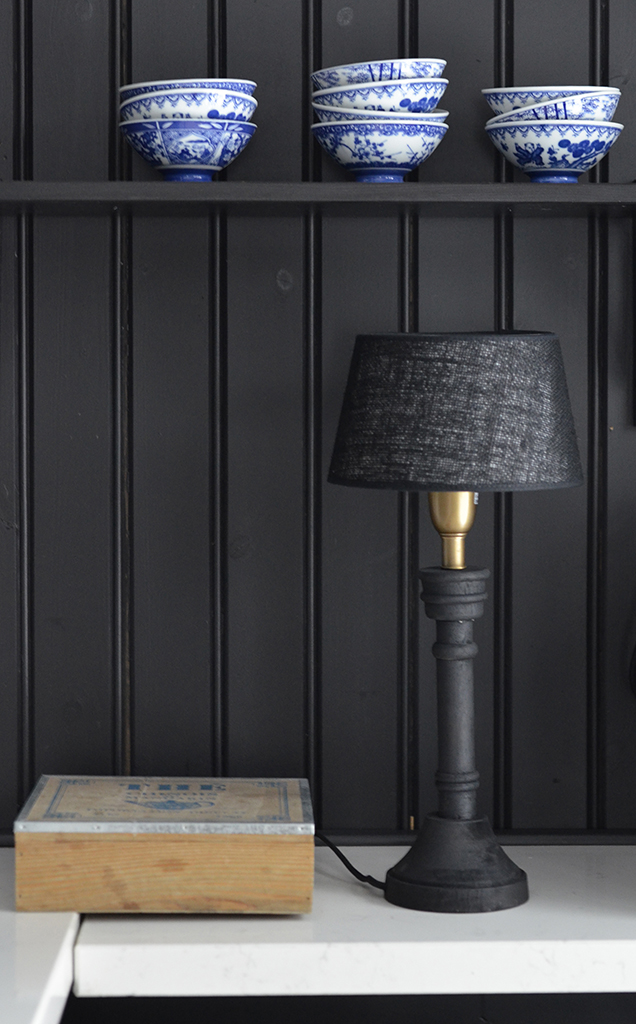 Lampskärm Jute Black