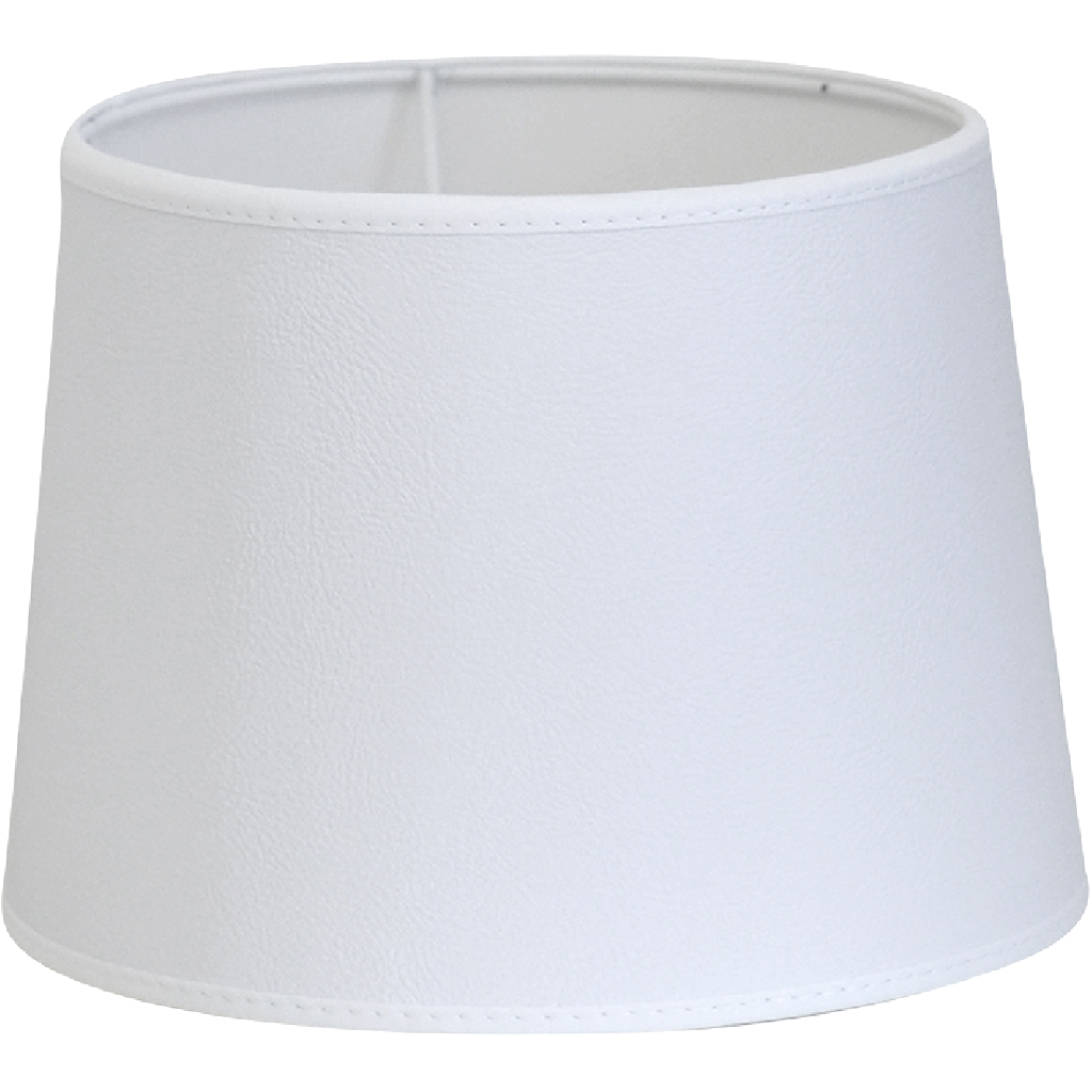 Lampskärm Leather White