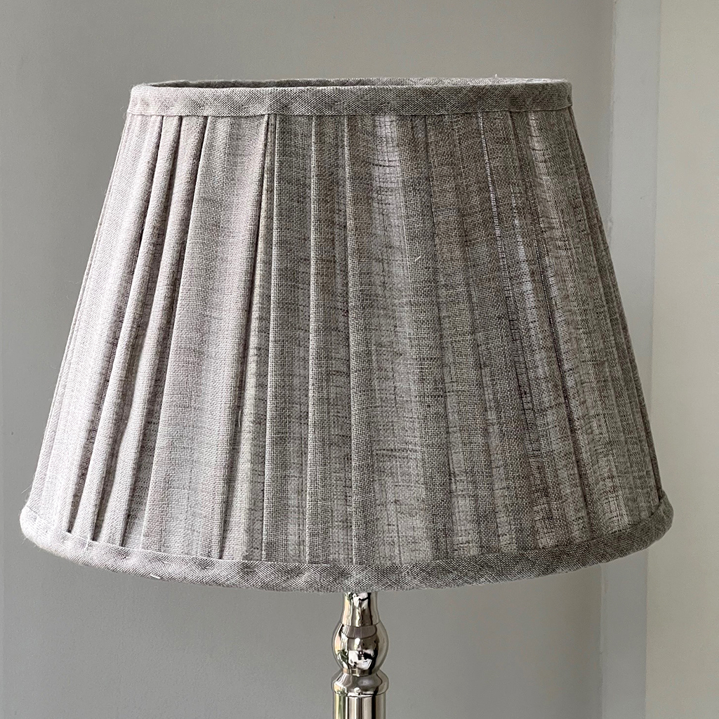 Veckad lampskärm Linero Natur / Grå