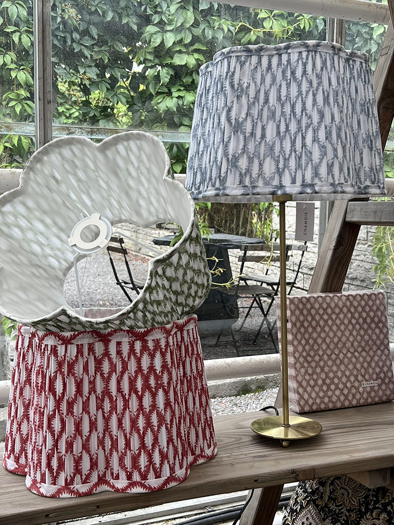 Lampskärm Scallop - Cypress Cornflower Blue - 4