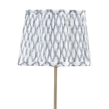 Lampskärm Scallop - Cypress Cornflower Blue