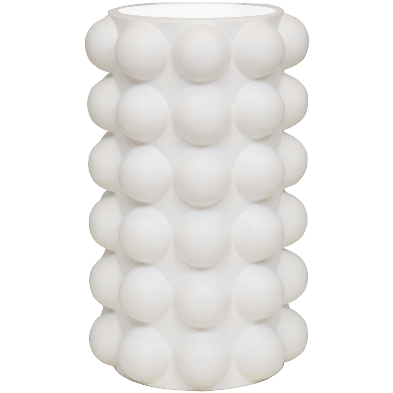 Vas Bubbles Vit- 2 storlekar