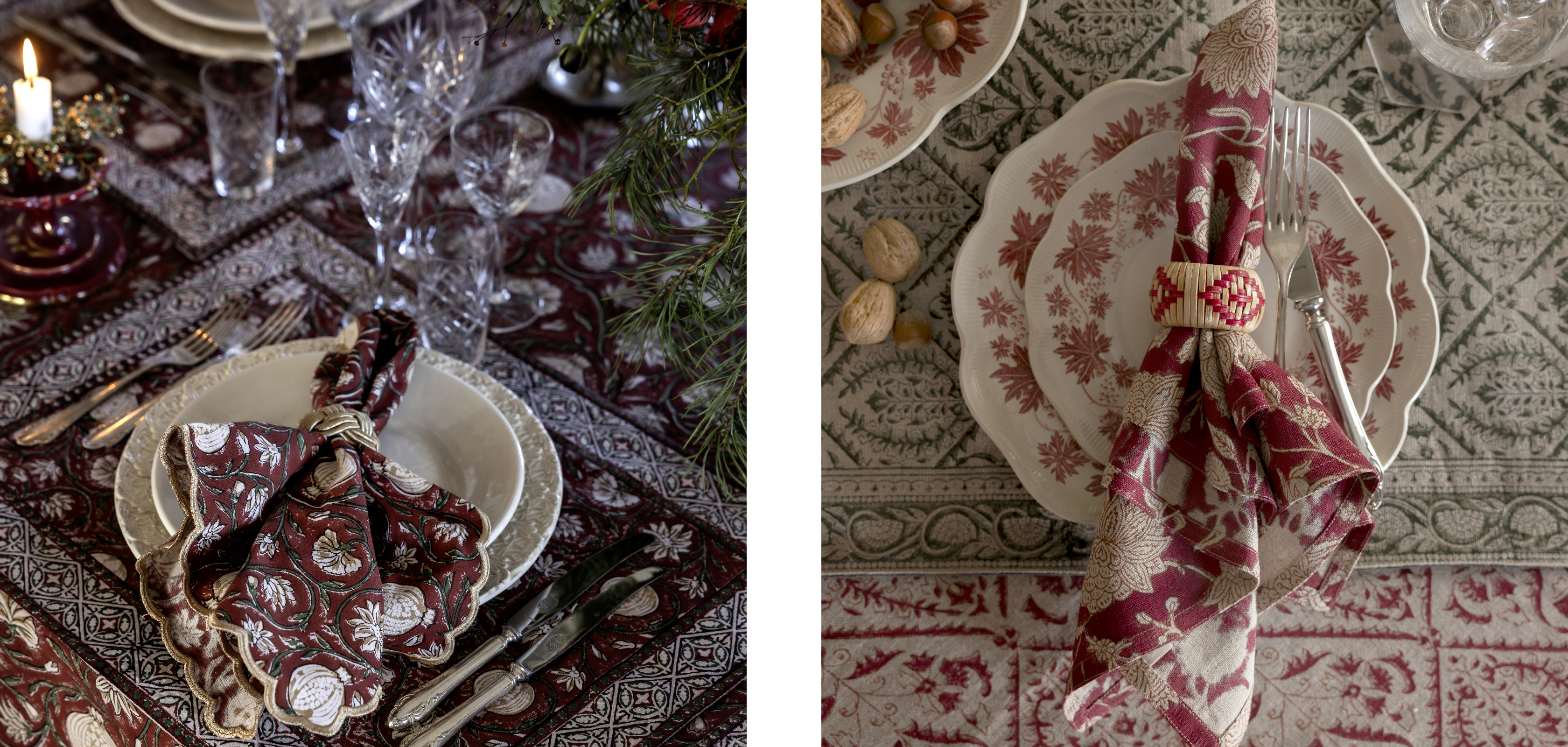 Julservetter i bomull och linne - Chamois AW26