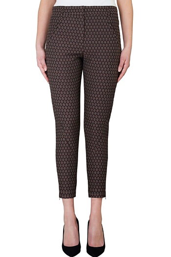 Five Units - Angelie  Zip Pants Asphalt Tapestry