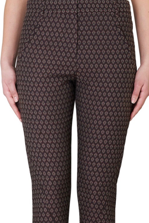 Five Units - Angelie  Zip Pants Asphalt Tapestry - 3