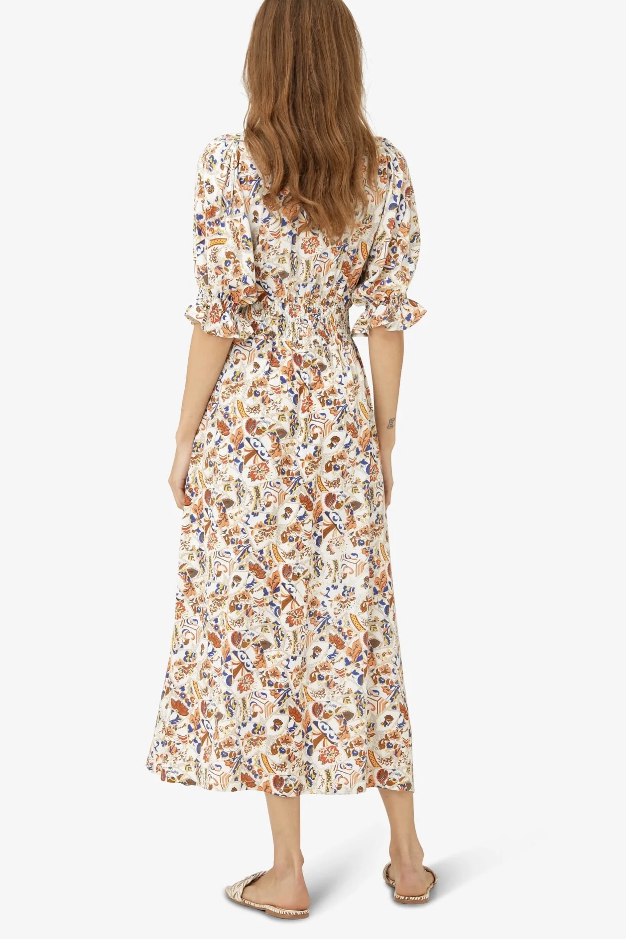 Unmade  - Iona Dress Print Beige - 2