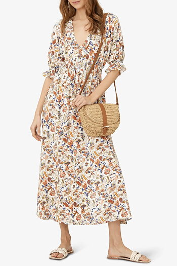 Unmade  - Iona Dress Print Beige