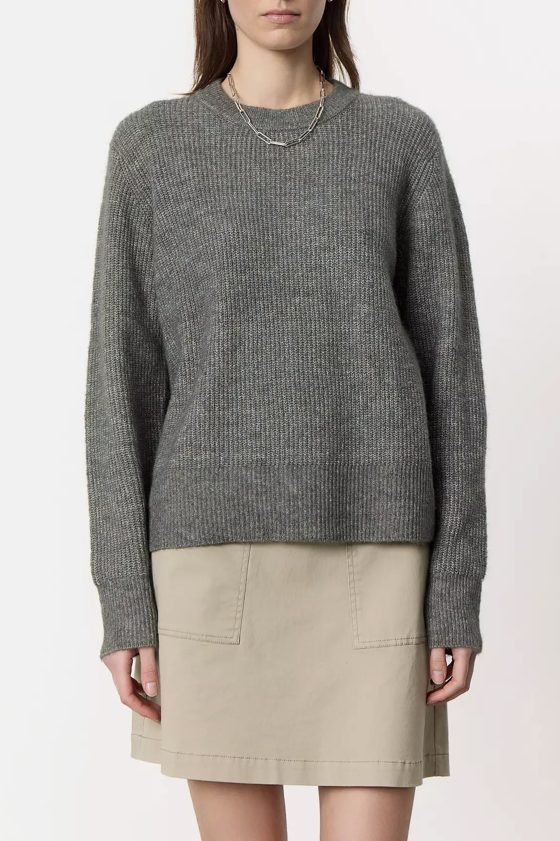 Leveté Room - Felix 1 Pullover  Castor Gray  - 2