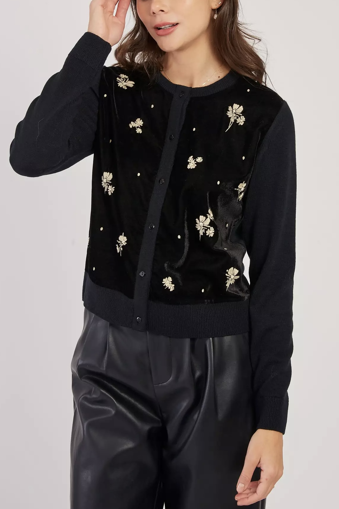 Derhy  - Daytona Knitted Cardigan Black - 3