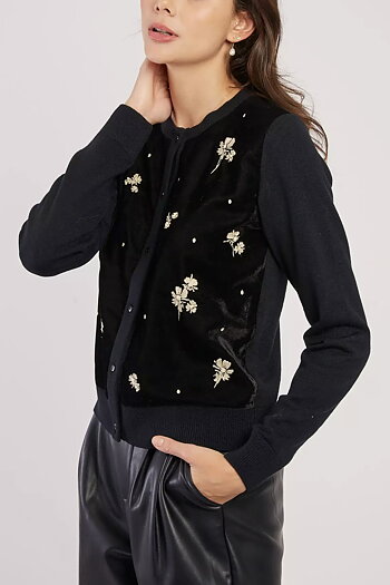 Derhy  - Daytona Knitted Cardigan Black