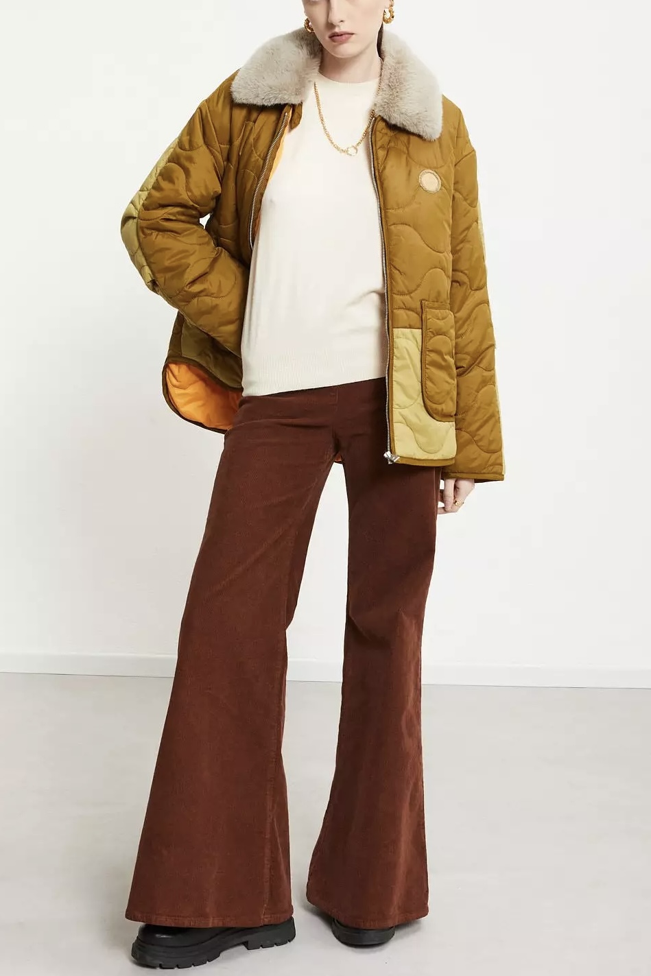 OttodÁme - Quilted Puffer Jacket Forest - 4