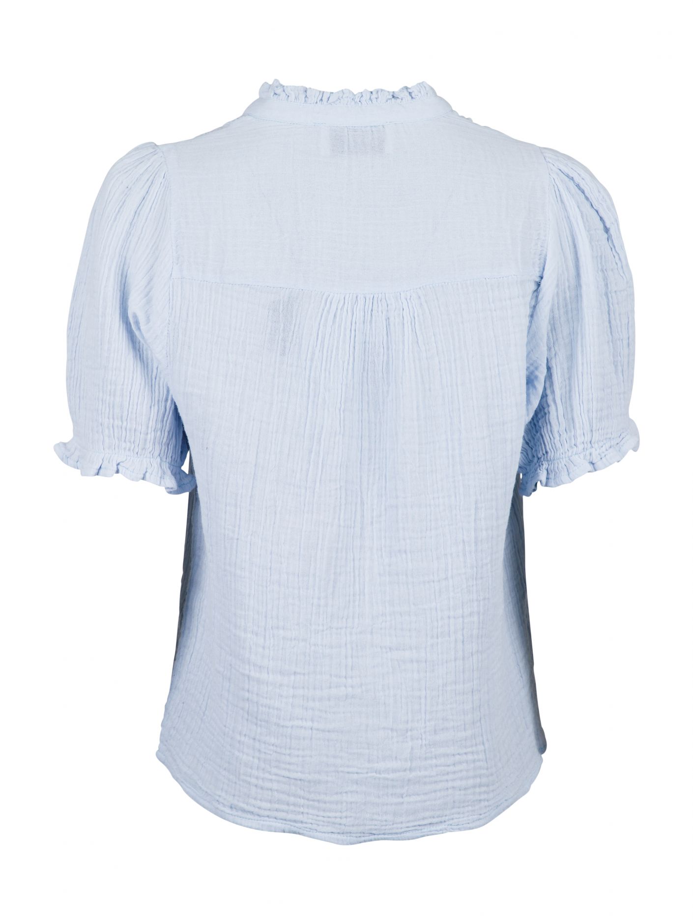Neo Noir - Odesa Gauze Blouse Light Blue - 3