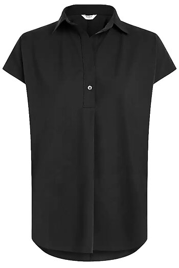 Penn & Ink NY - Lynn Blouse Black