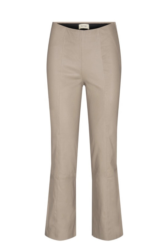 Levéte Room - Gloria 3 Leather Pants Khaki - 2