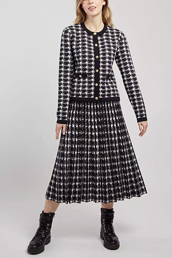 Derhy  - Daisy Knitted Cardigan Black