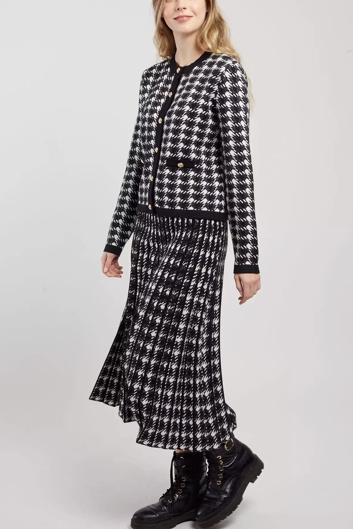Derhy  - Daisy Knitted Cardigan Black - 3