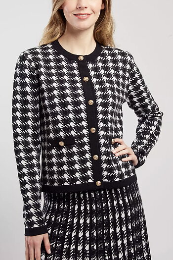 Derhy  - Daisy Knitted Cardigan Black