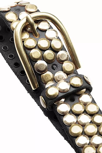 Depeche - Jeans Belt Black / Brass