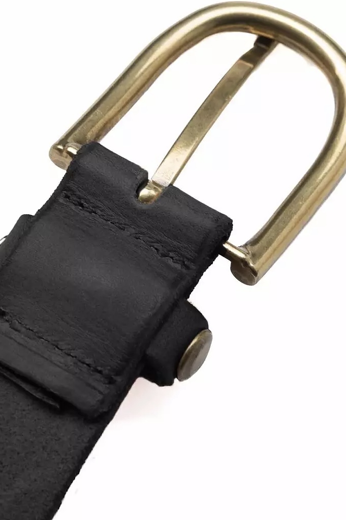 Depeche - Jeans Belt Black / Brass - 4