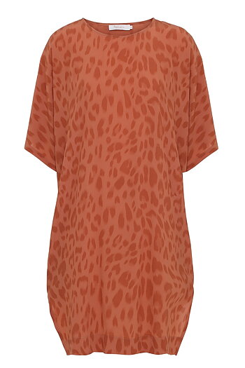 Rabens Saloner  - Bright Leopard Dress