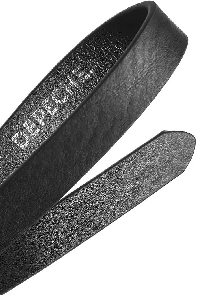 Depeche - Narrow Belt Black / Silver - 4