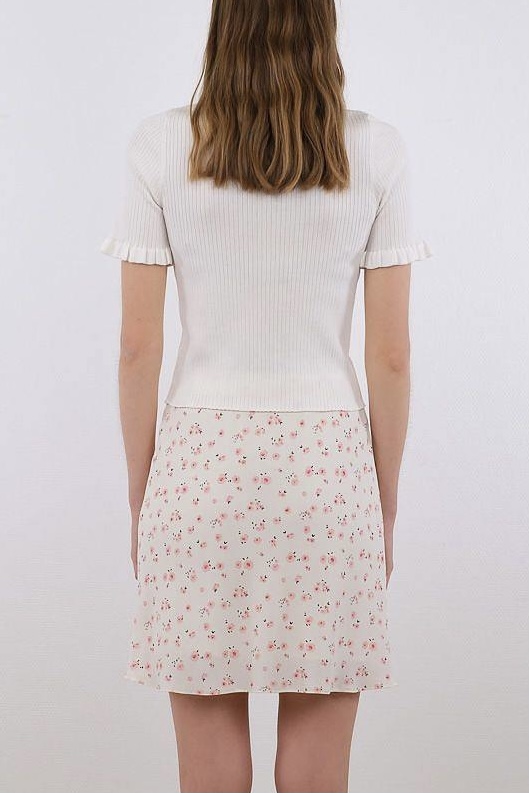 Neo Noir - Gail Pearl Tee Off White - 2
