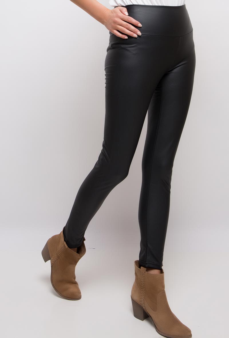 Qnuz - Fiona Leggings Black / Army / Camel - 6