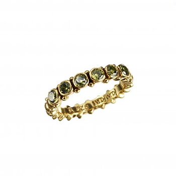 Kum Kum - Pretty Green Zirkon Ring