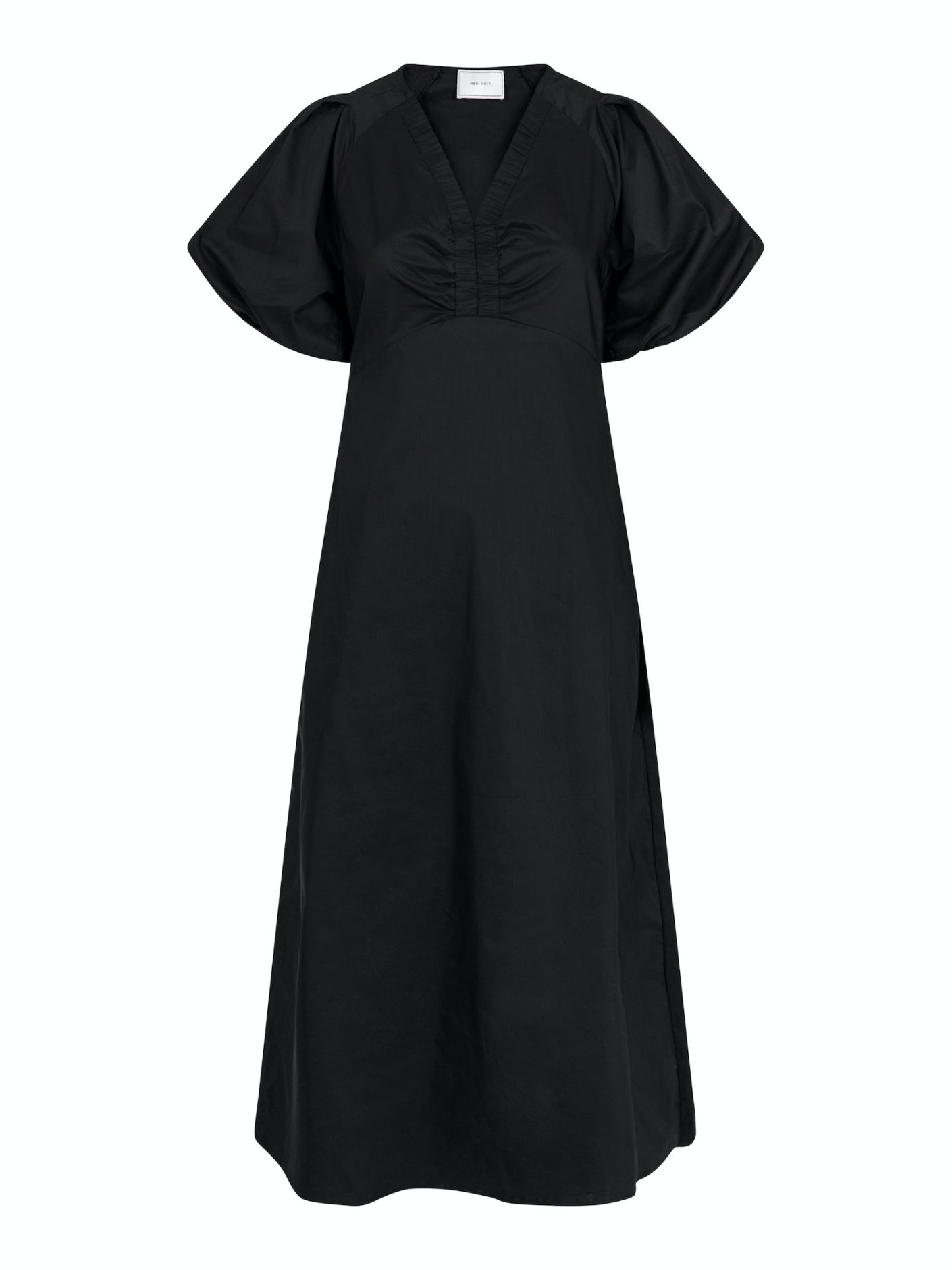 Neo Noir  - Illana Poplin Dress Black - 6