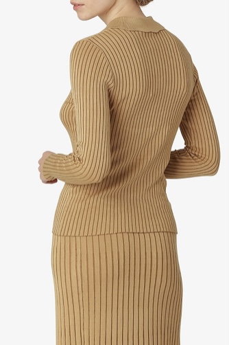 Noa Noa - Viscose Knit Cardigan Iced Coffee - 2