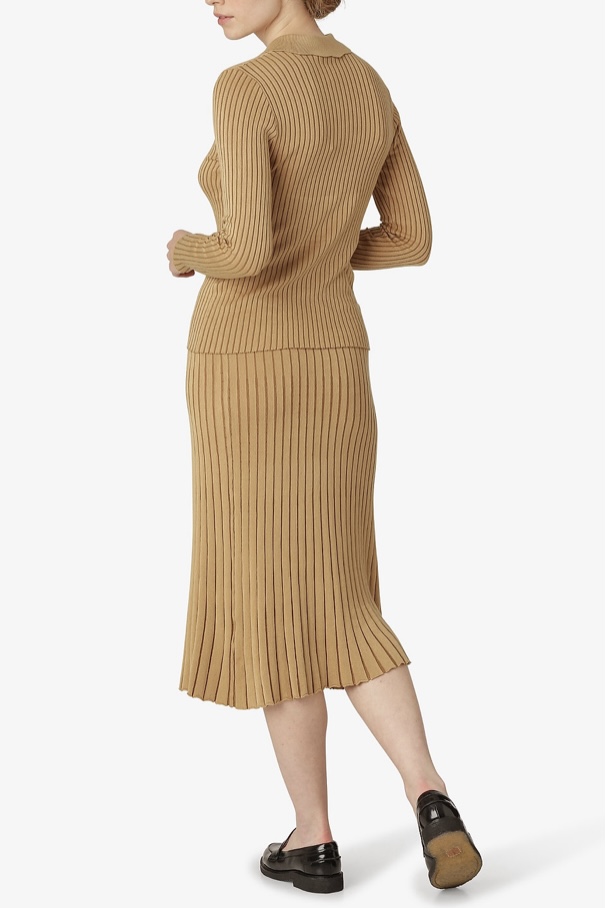 Noa Noa - Viscose Knit Cardigan Iced Coffee - 3