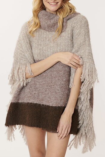 Derhy - Jacote Knitted Poncho