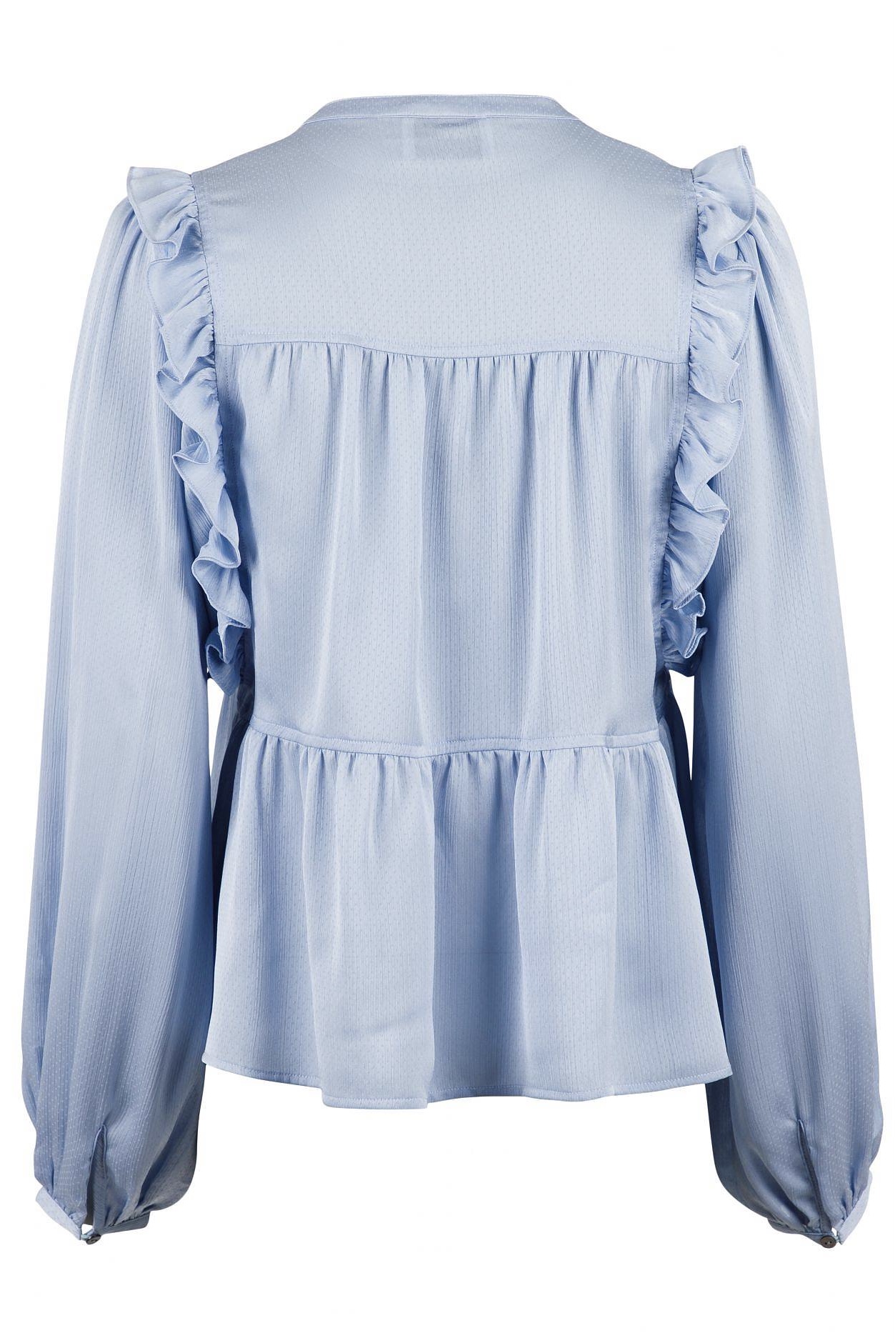 Neo Noir - Celia Solid Blouse Light Blue - 4